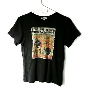 Lucky Brand Bob Dylan Graphic Tee Black Music